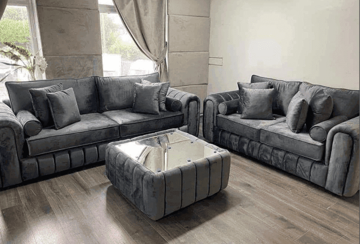 Lily Sofa UK - Side view of premium sofas from CESS Furniture UK
